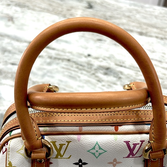 Louis Vuitton White Monogrammed Multicolored Priscilla Bag - Picture 8 of 14